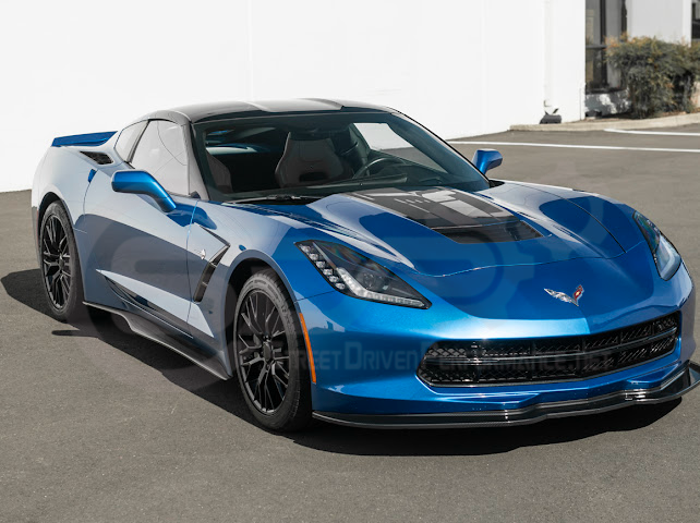 2014-2019 CORVETTE C7 BASE | JAKE SKULL LOGO HOOD VINYL DECAL STRIPE